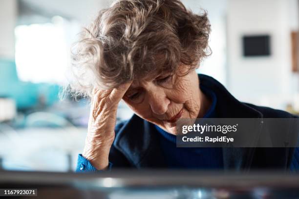 Difficulty In Using Computer 303 Older Person Struggling With Technology Stock Photos, High-Res ...