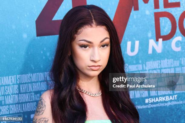 Personality Danielle Bregoli attends the LA premiere of "47 Meters Down Uncaged" the at Regency Village Theatre on August 13, 2019 in Westwood,...