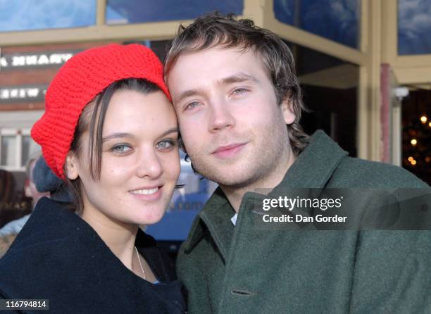 Mark Webber and Frankie Shaw during 2007 Park City - Seen Around Town - Day 2 at Streets of Park City in Park City, Utah, United States.