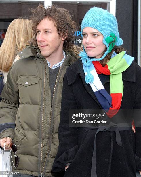 Ben Lee and Ione Skye during 2007 Park City - Seen Around Town - Day 3 at Streets of Park City in Park City, Utah, United States.