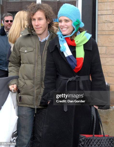 Ben Lee and Ione Skye during 2007 Park City - Seen Around Town - Day 3 at Streets of Park City in Park City, Utah, United States.