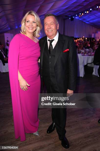 Roland Kaiser and his wife Silvia Keiler during the EAGLES Praesidenten Golf Cup Gala Evening on September 13, 2019 in Bad Griesbach, Germany.