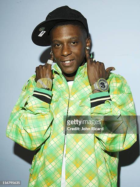 Lil' Boosie during Fantasia and Lil' Boosie Visit MTV's "Sucker Free" - January 23, 2007 at MTV Studios in New York City, New York, United States.