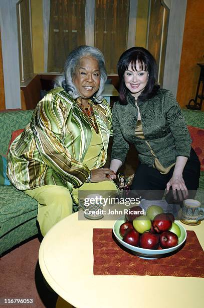 Della Reese and Naomi Judd during Della Reese Visits the Hallmark Channel's "Naomi's New Morning" - January 26, 2007 at Metropolis Studios in New...