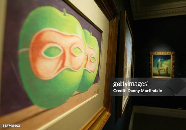 Rene Magritte's Atmostfire during Press Preview for Sotheby's Important Series of Impressionist and Contemporary Sales - January 31, 2007 at...