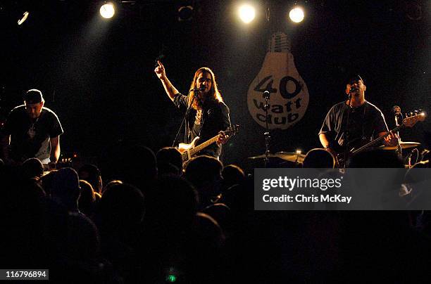 Grady Cross, Cody Canada, Randy Ragsdale and Jeremy Plato of Cross Canadian Ragweed