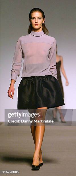 Diana Dondoe wearing Aquascutum Fall/Winter 2007 during London Fashion Week Fall/Winter 2007 - Aquascutum - Runway at Trocadero in London, Great...