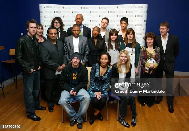 Back Row - Alex Zane, Colin Salmon, Danny Dyer Middle Row - Sanjeev Bhaskar, Noel Clarke, Angellica Bell, Katie Leung, Bonnie Wright. Imelda Staunton...