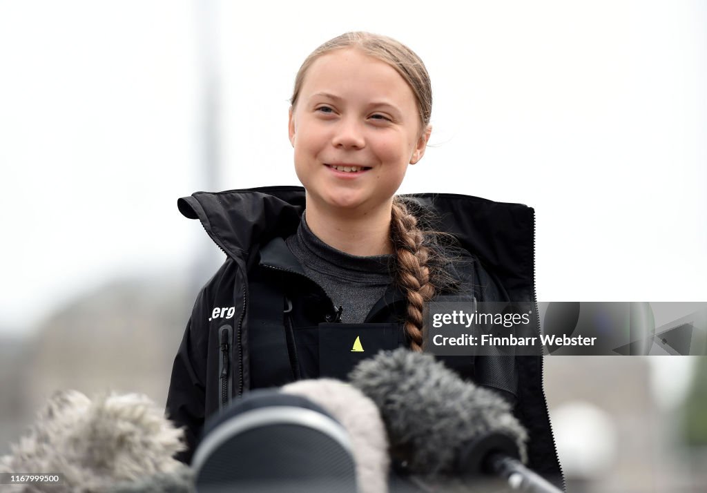 Greta Thunberg Sails Carbon-neutral  Yacht To New York