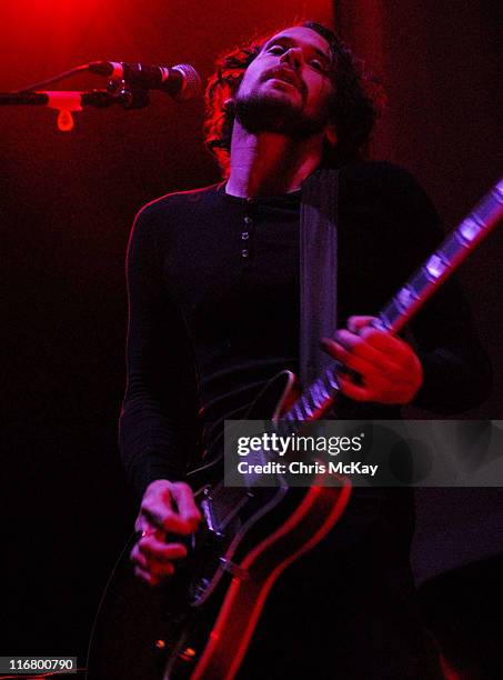 Brian Aubert of Silversun Pickups during Silversun Pickups In Concert - March 21, 2007 at The Arena at Gwinnett in Duluth, Georgia, United States.