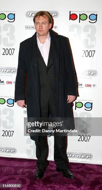 Philip Glenister during 33rd Broadcasting Press Guild Awards - March 23, 2007 at Theatre Royal in London, Great Britain.