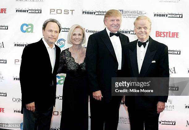 Billy Crystal, Nancy Walker, Donald Trump, and Jimmy Walker