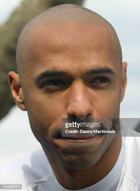 Thierry Henry during Reebok's "Run Easy" Campaign Launch - Photocall at Winchester House in London, Great Britain.