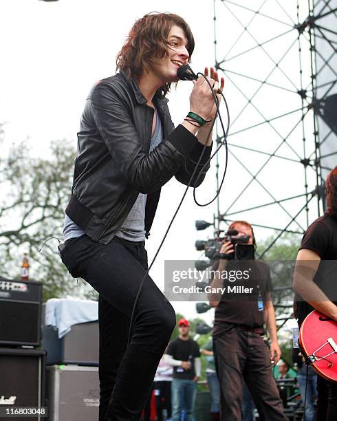 The Academy Is... During mtvU Campus Invasion at The Backyard in Austin, Texas, United States.