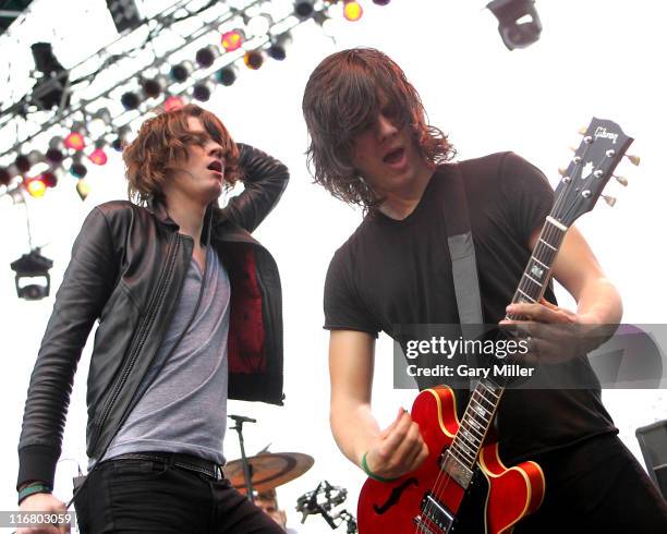 The Academy Is... During mtvU Campus Invasion at The Backyard in Austin, Texas, United States.