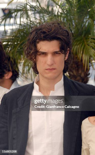 Louis Garrel during 2007 Cannes Film Festival - "Les Chansons d'Amour" Photocall at Palais des Festivals in Cannes, France.