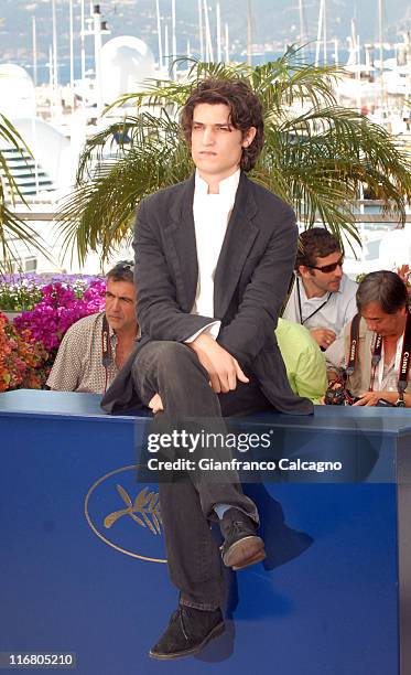 Louis Garrel during 2007 Cannes Film Festival - "Les Chansons d'Amour" Photocall at Palais des Festivals in Cannes, France.