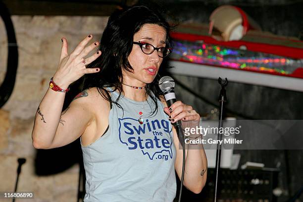 Janeane Garalfalo during Janeane Garalfalo and Patton Oswalt Perform at Emo's Club - June 10, 2007 at Emo's Club in Austin, Texas, United States.