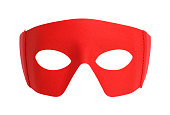 Red Fabric Mask