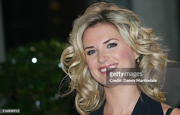 Sarah Jayne Dunn attends Another Audience With Al Murray - The Pub Landlord held at the ITV Centre October 21, 2007 in London England.
