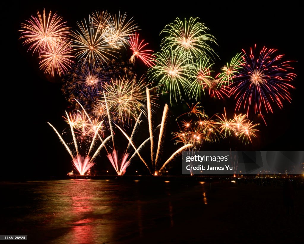 2019 New year fireworks