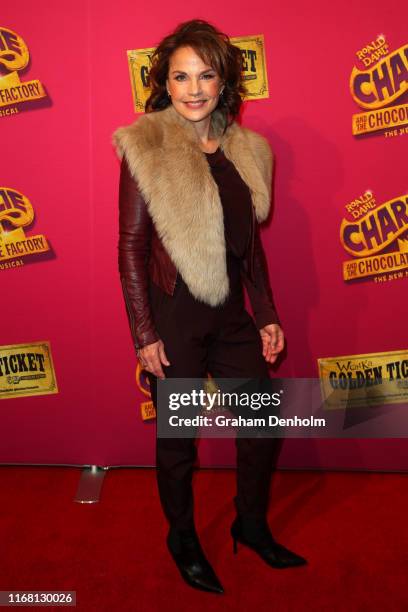 Sigrid Thornton attends the Charlie And The Chocolate Factory Opening Night at Her Majesty's Theatre on August 15, 2019 in Melbourne, Australia.