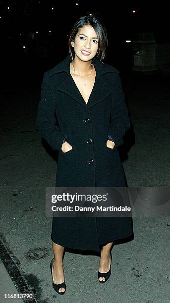 Konnie Huq attends the Save the Children's Festival of Trees Gala Dinner at Natural History Museum December 04, 2007 in London, England.