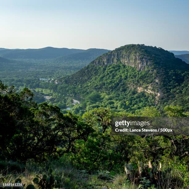 overlooking garner state park - hill country stock pictures, royalty-free photos & images