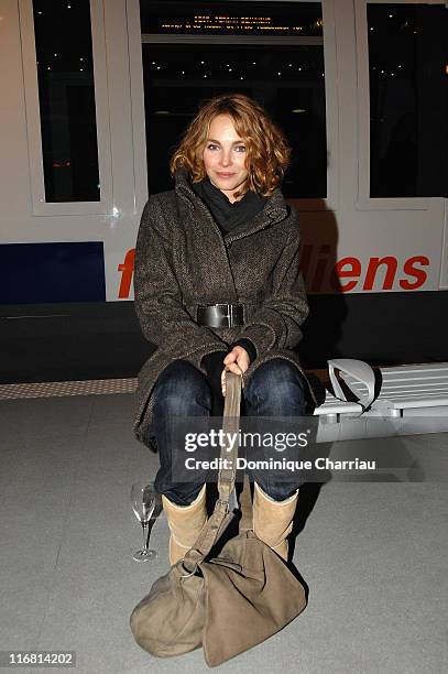 Actress Claire Keim at The 70th Anniversary of SNCF on December 21, 2007 in Paris.