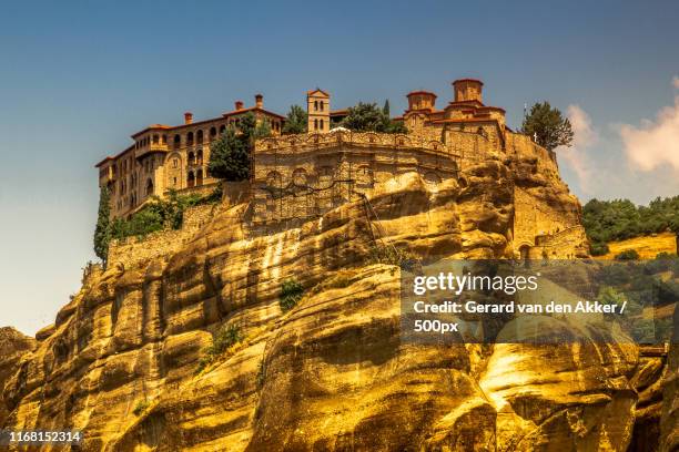 monastery of varlaam - albania stock-fotos und bilder