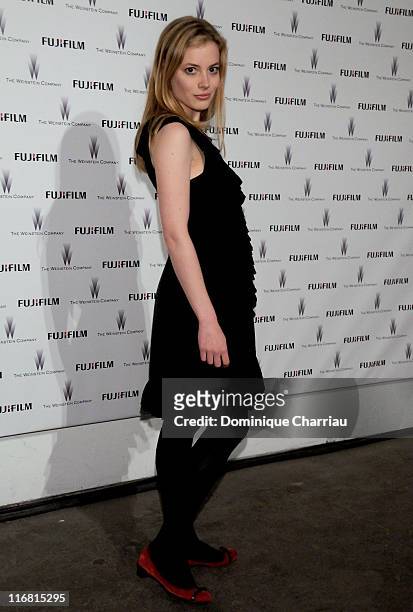 Actress Gillian Jacobs attends The Weinstein Company and Fuji Film party during day four of the 58th Berlinale International Film Festival on...