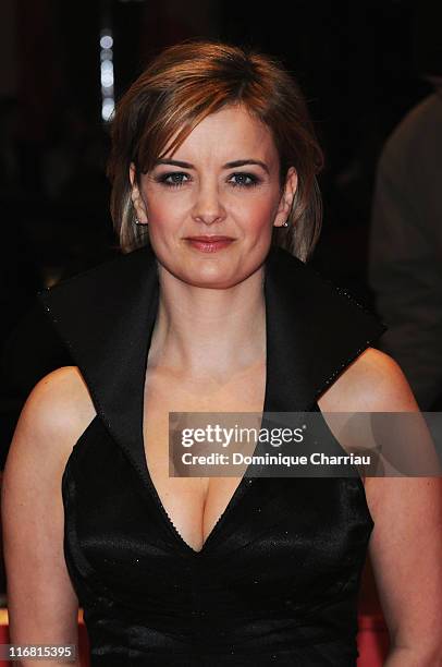 Lucy Russell attends the "Cherry Blossoms Hanami" premiere during day five of the 58th Berlinale International Film Festival held at the Berlinale...