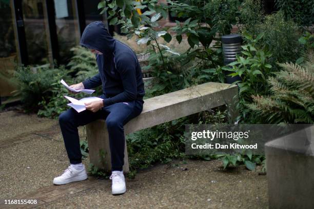 Sixth form students receive their A-Level results at Stoke Newington School on August 15, 2016 in London, England. Over 300,000 teenagers are getting...