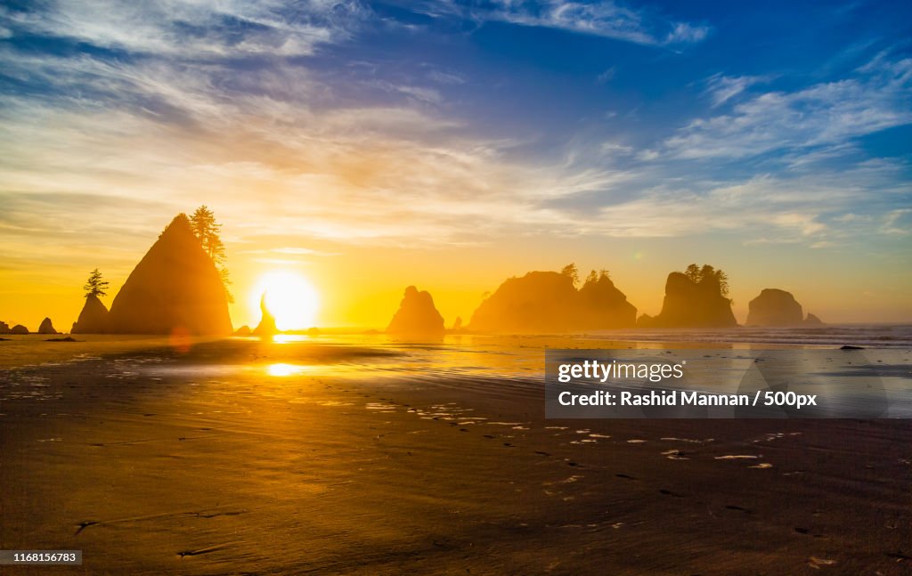 Sunset At Point Of Arches