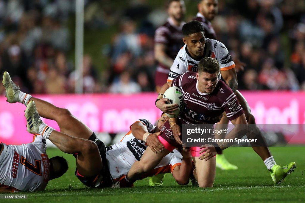 NRL Rd 22 - Sea Eagles v Tigers