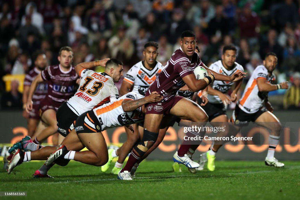 NRL Rd 22 - Sea Eagles v Tigers