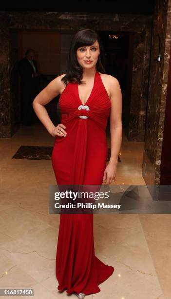 Grainne Seoige arrives at the VIP Style Awards in the Shelbourne Hotel on Mach 7, 2008 in Dublin, Ireland.