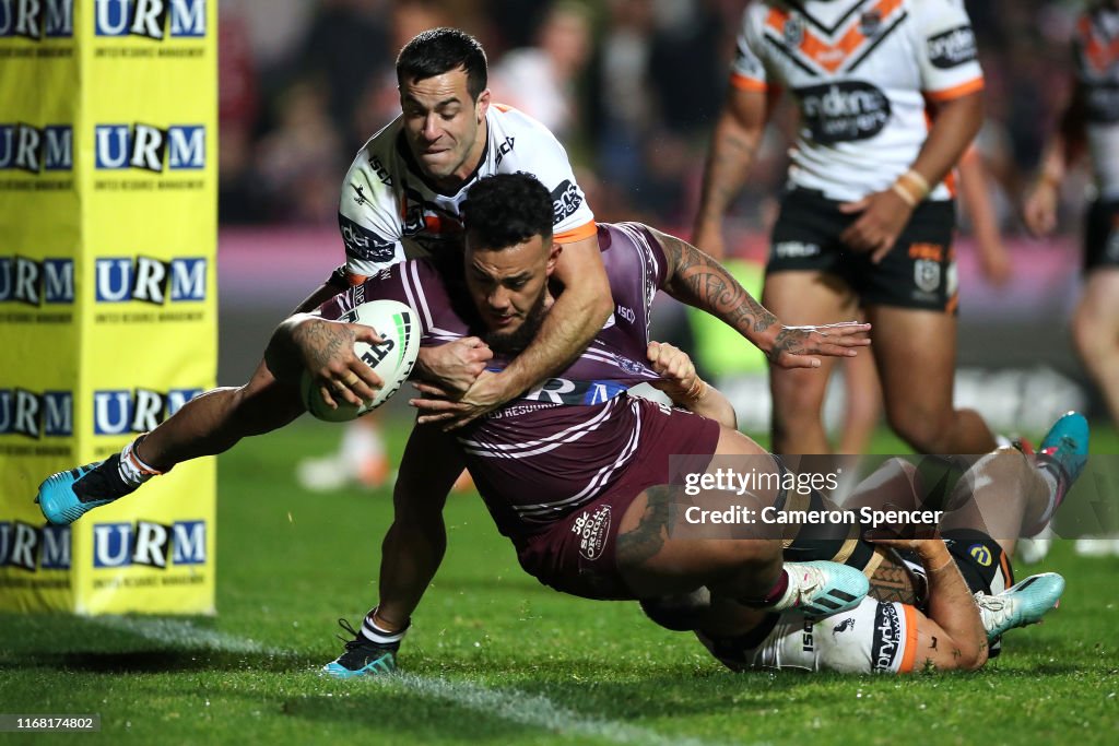 NRL Rd 22 - Sea Eagles v Tigers