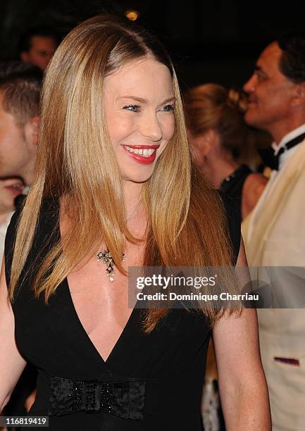 Yvonne Scio attends the Gomorroa premiere at the Palais des Festivals during the 61st Cannes International Film Festival on May 18, 2008 in Cannes,...