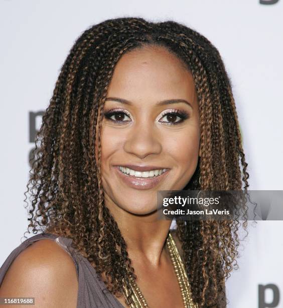 Actress Tracie Thoms attends the Planet Green launch party at the Greek Theater on May 28, 2008 in Los Angeles, California.