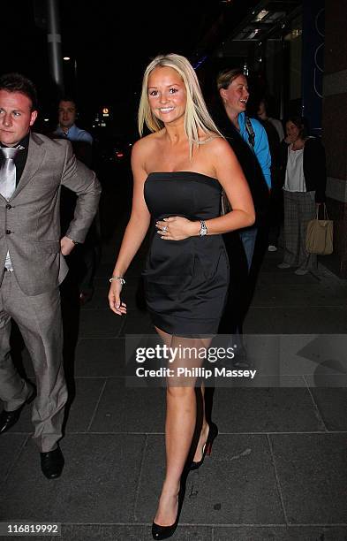 Jennifer Ellison arrives at Dandelion on June 13, 2008 in Dublin, Ireland.