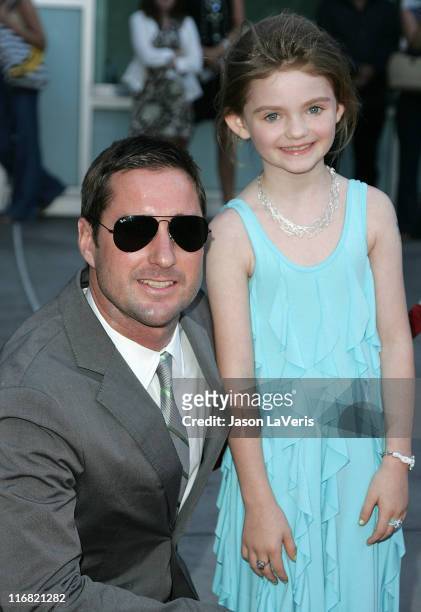 Actor Luke Wilson and actress Morgan Lily attend Overture Films' Premiere of "Henry Poole is Here" at Arclight Cinemas on August 7, 2008 in Los...