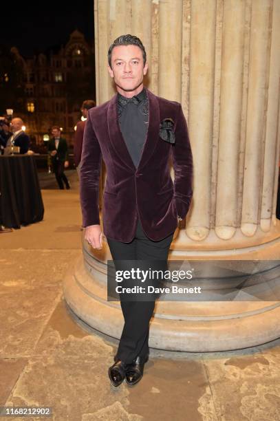 Luke Evans attends Fashion For Relief London 2019 at The British Museum on September 14, 2019 in London, England.