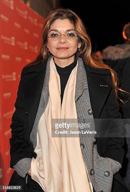 Actress Laura San Giacomo attends the 25th Anniversary Celebration during the 2009 Sundance Film Festival at The Lift on January 19, 2009 in Park...