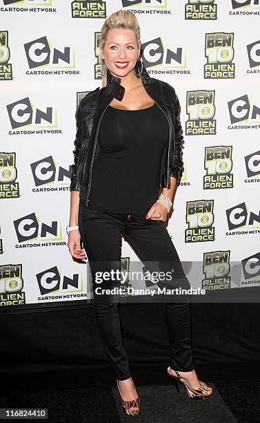 Nicola McLean attends the "Ben 10: Alien Force" VIP Premiere at Old Billingsgate Market on February 15, 2009 in London, England.
