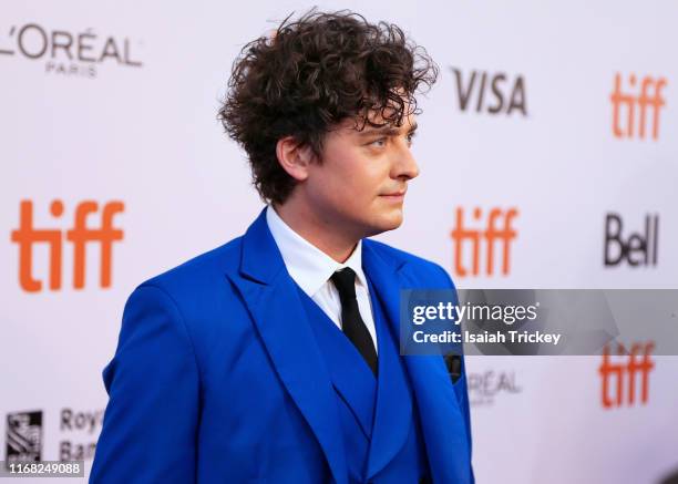 Aneurin Barnard attends the "Radioactive" premiere during the 2019 Toronto International Film Festival at Princess of Wales Theatre on September 14,...