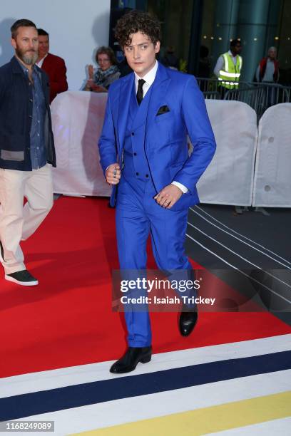 Aneurin Barnard attends the "Radioactive" premiere during the 2019 Toronto International Film Festival at Princess of Wales Theatre on September 14,...