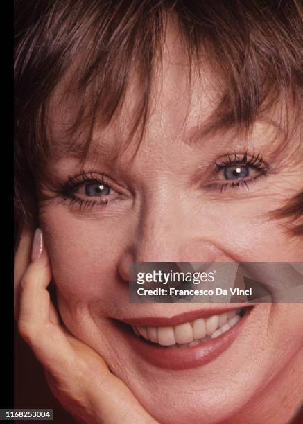 Actress Shirley MacLaine poses for a portrait at Barnes & Noble Bookstore circa 1995 in New York City, New York.