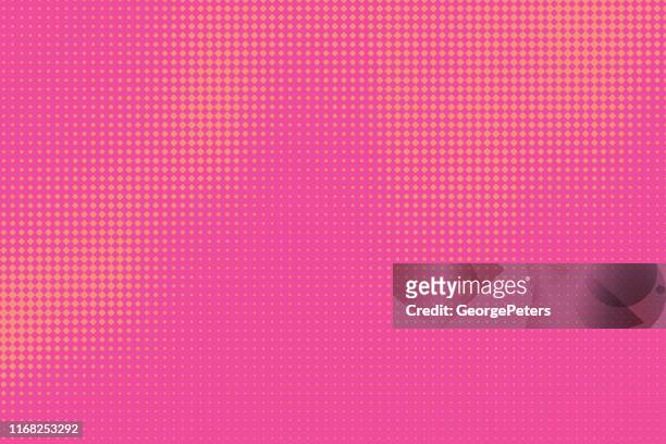 halftone pattern abstract background with motion blur - pink color background stock illustrations