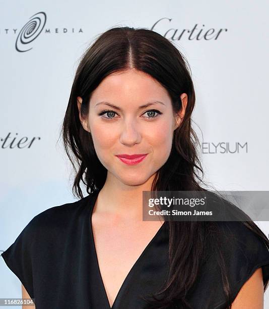 Actress Laura Ramsey arrives at The Art of Elysium's first annual PARADIS with Cartier held at Chateau de La Napoule on May 16, 2009 in Mandelieu La...